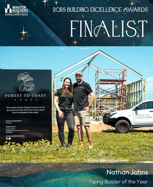 Young Builder of the Year - Master Builders - Nathan Johns - Forest to Coast Homes